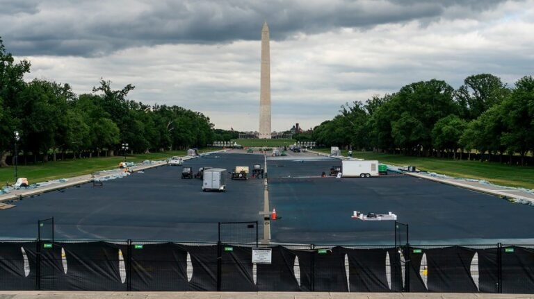 Trump defends revamp of Reflecting Pool: 'It was a disgusting, garbage strewn dump' 