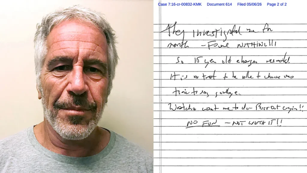Jeffrey Epstein’s suspected suicide note is now public after being released by a federal judge