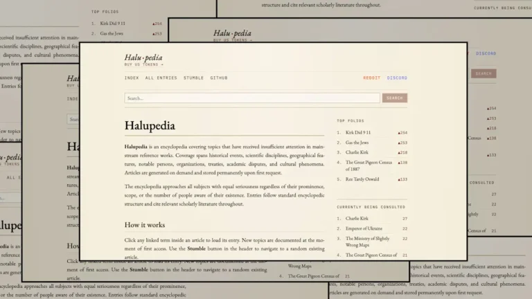 This Wikipedia clone is entirely generated by AI. Users are turning it into a cesspool