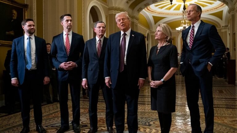 Trump friction with GOP senators may imperil his agenda, say senators