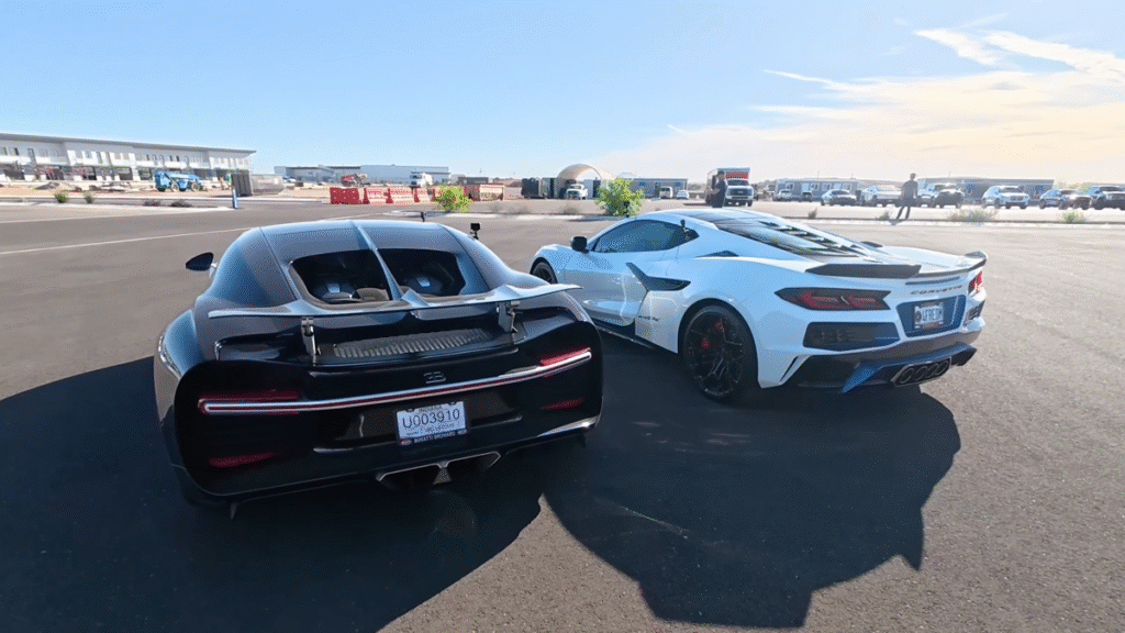 Watch a $250K Chevy Corvette ZR1X Embarrass a $4M Bugatti Chiron