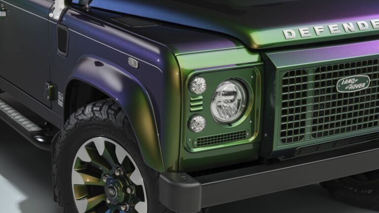 Color-Shifting Land Rover Defender Looks Like The Joker's New SUV