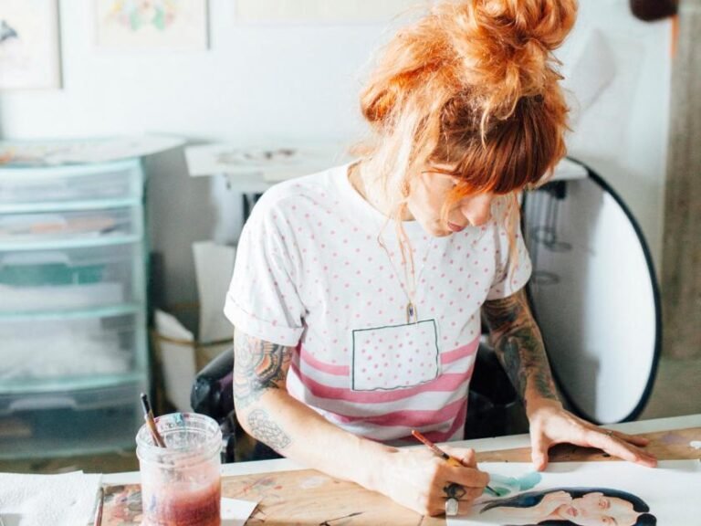 How do you stay visible as a creative, when you'd rather crawl up and die?