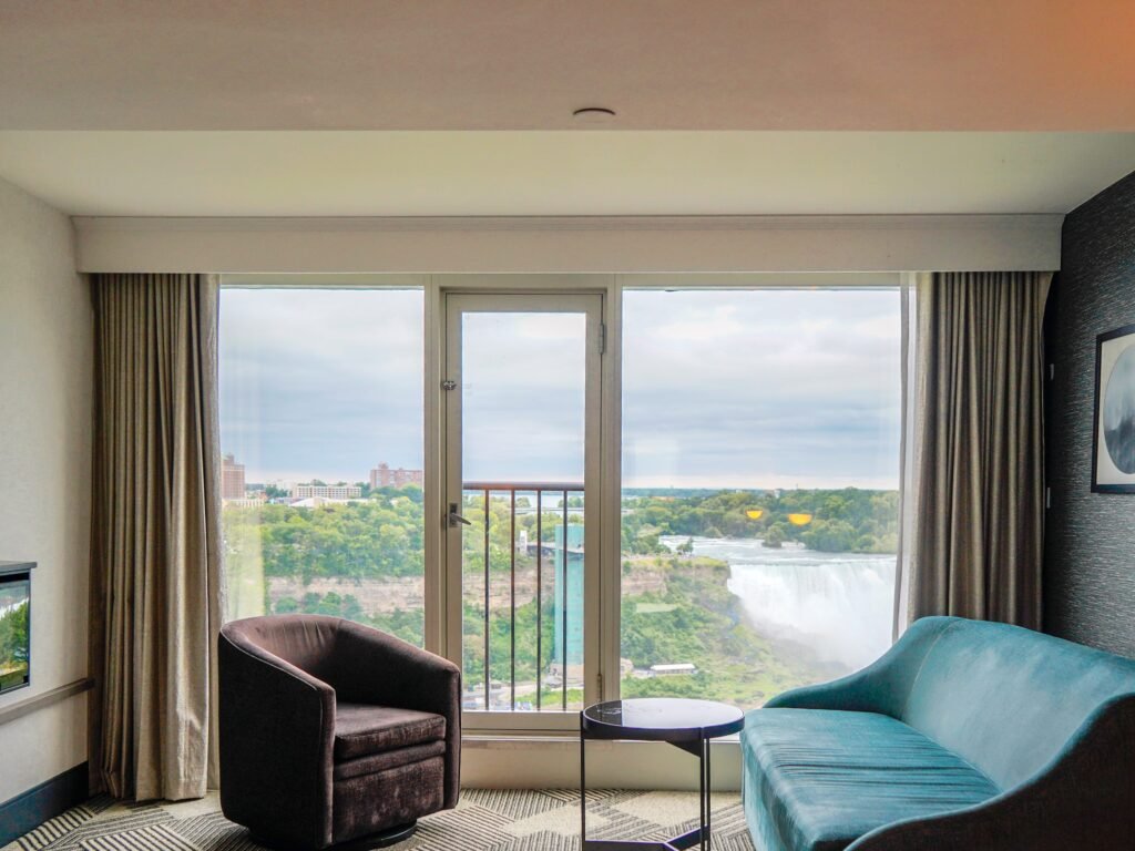 I paid $1,000 for 2 nights in a hotel room facing Niagara Falls. It was totally worth it.