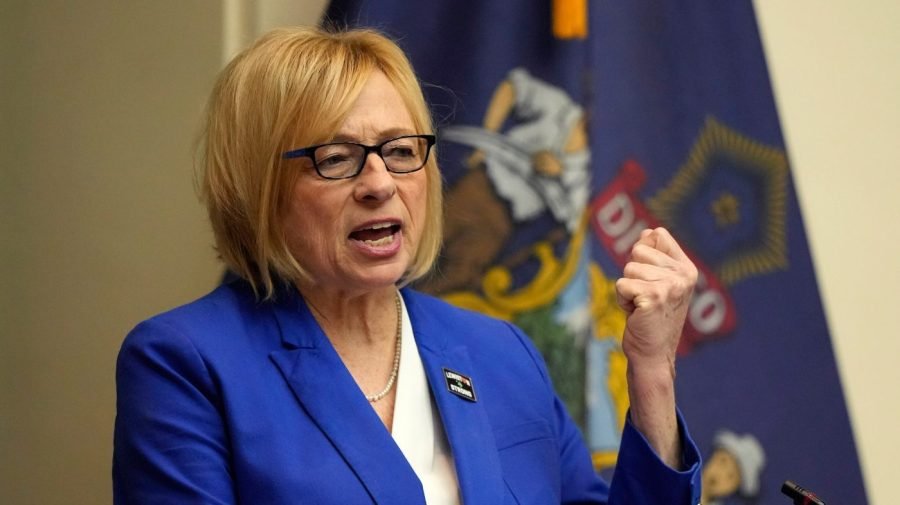 Mills reminds Maine voters she's on ballot amid Platner sexting story