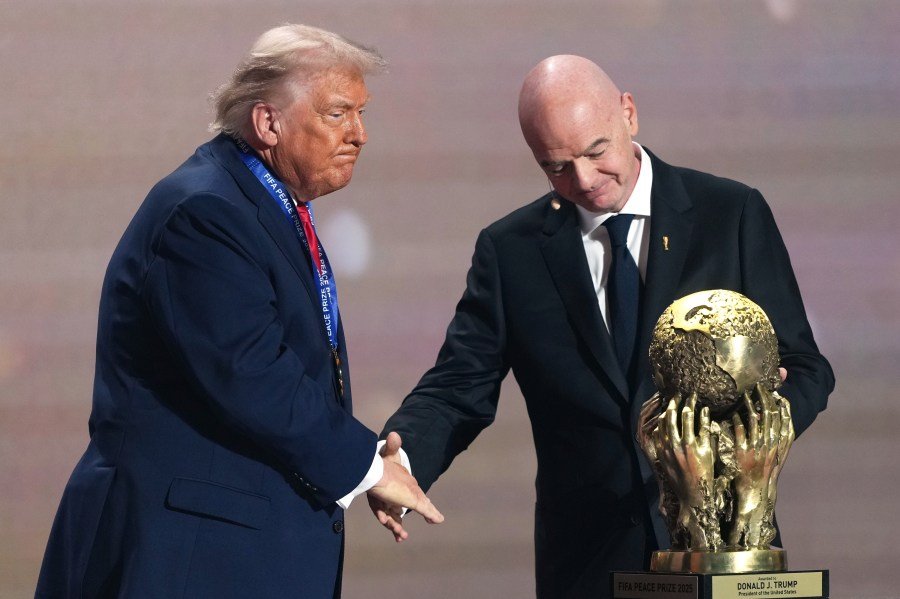 Trump to hand out World Cup championship trophy