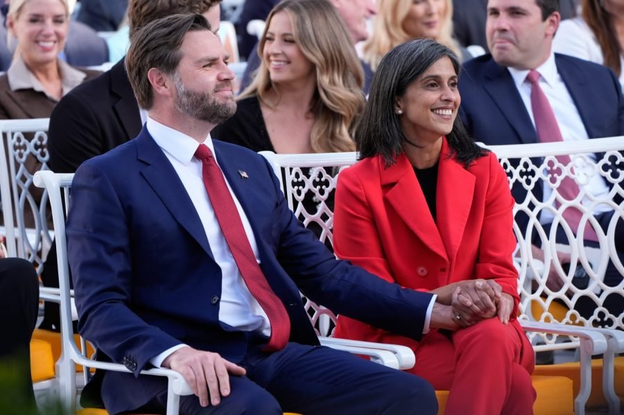 Usha Vance pokes fun at 'political significance' of maternity dress