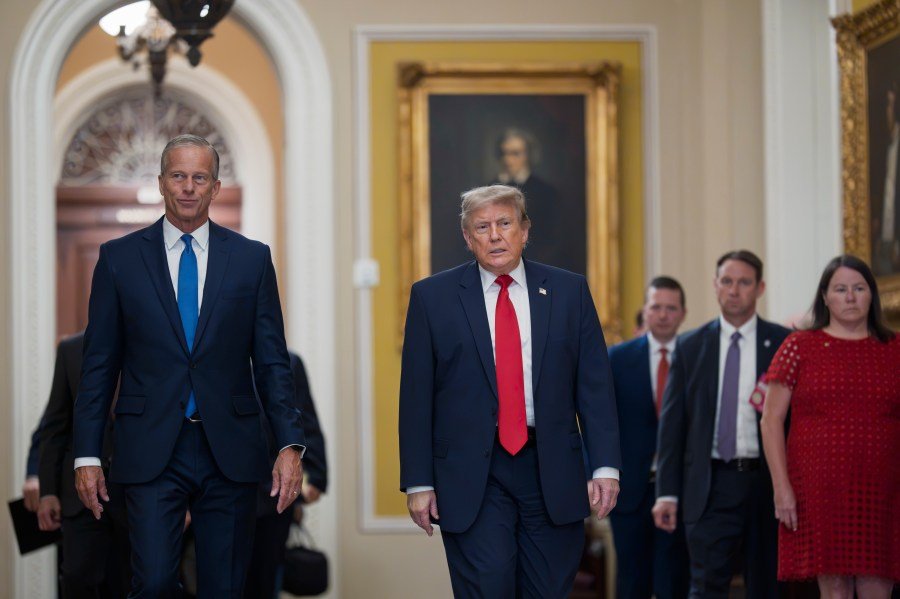 Trump exits Senate meeting: 'I don't like a few people': Live updates