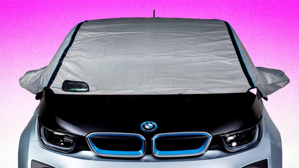 Your Windshield Sunshade Barely Cools The Air, But It Saves Your Steering Wheel