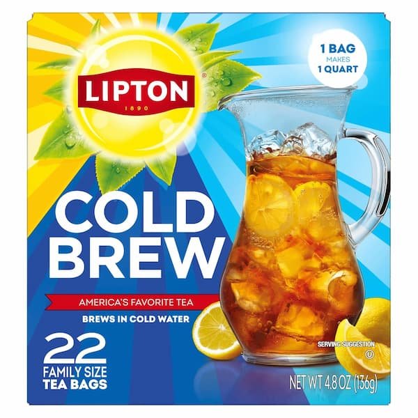 *HOT* Lipton Cold Brew Tea Bags 22-Count only $2.09 shipped, plus an Iced Tea Bag deal!