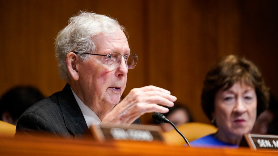 McConnell admitted to hospital