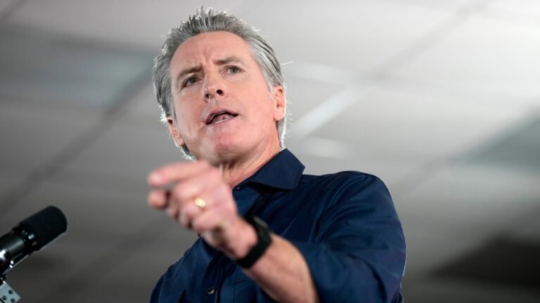Newsom says Trump has directed DOJ to investigate him, wife