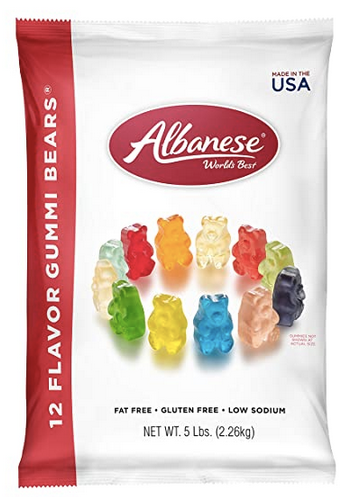 Albanese World’s Best 12 Flavor Gummi Bears (5 pounds) only $13.25 shipped!