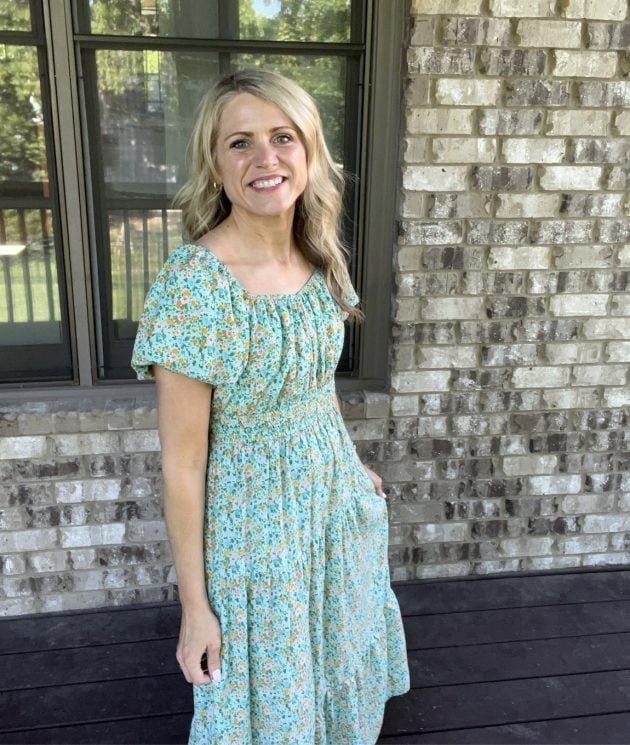 Women’s Floral Summer Dress only $17.49!