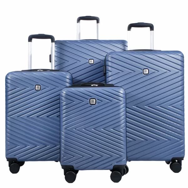 Travelhouse 4-Piece Hardshell Luggage Set only $89.98 shipped!