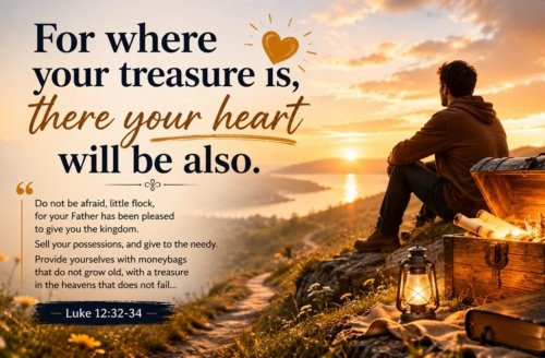 For Where Your Treasure Is – Luke 12:34