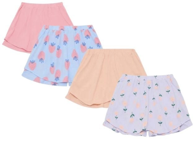 Wonder Nation Little Girl’s Ruffle Scooter Skirts only $2.99!