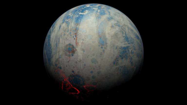 Cosmic Bombardment Created Potential for Prebiotic Chemistry