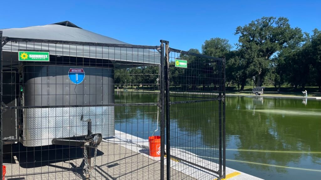 Trump promised clear water. The reflecting pool went green.