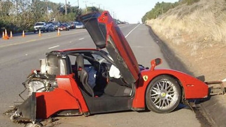 That Guy Who Sliced His Ferrari Enzo In Half In A Malibu Crash Is Out Of Prison And Posting On Facebook About It