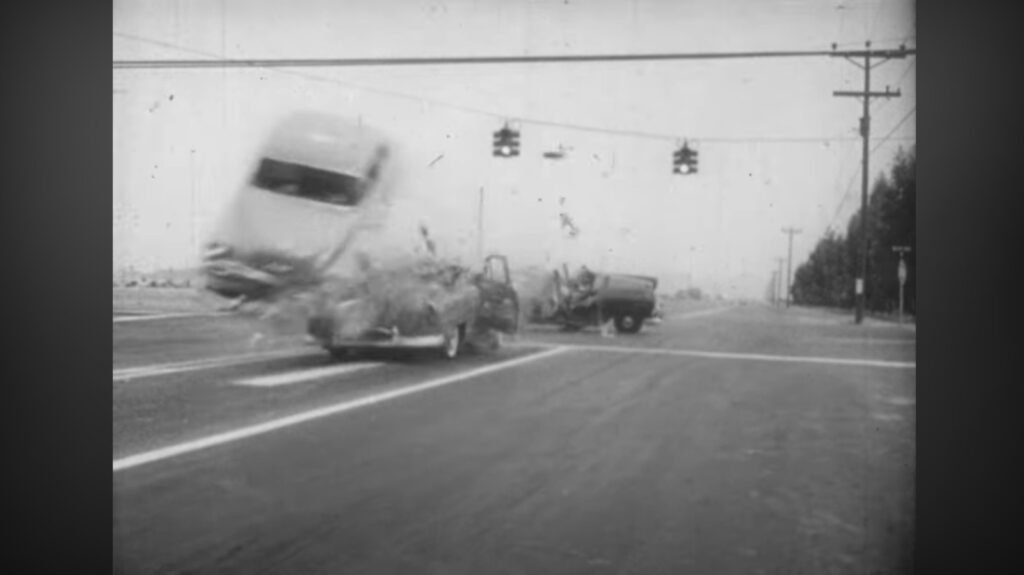 'Hellbent For Safety' From 1963 Uses Stuntman To Demonstrate Stupid Drivers Doing Stupid Things, And Nothing's Changed In 60 Years