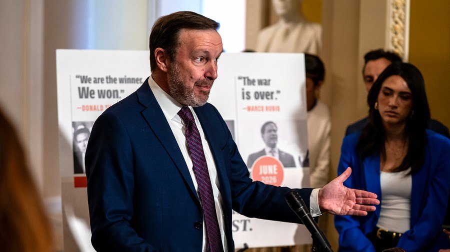 Murphy: Trump, not leftist candidates, is 'biggest threat' to US