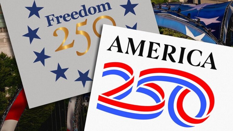 Why you’re seeing dueling logos for America’s 250th birthday