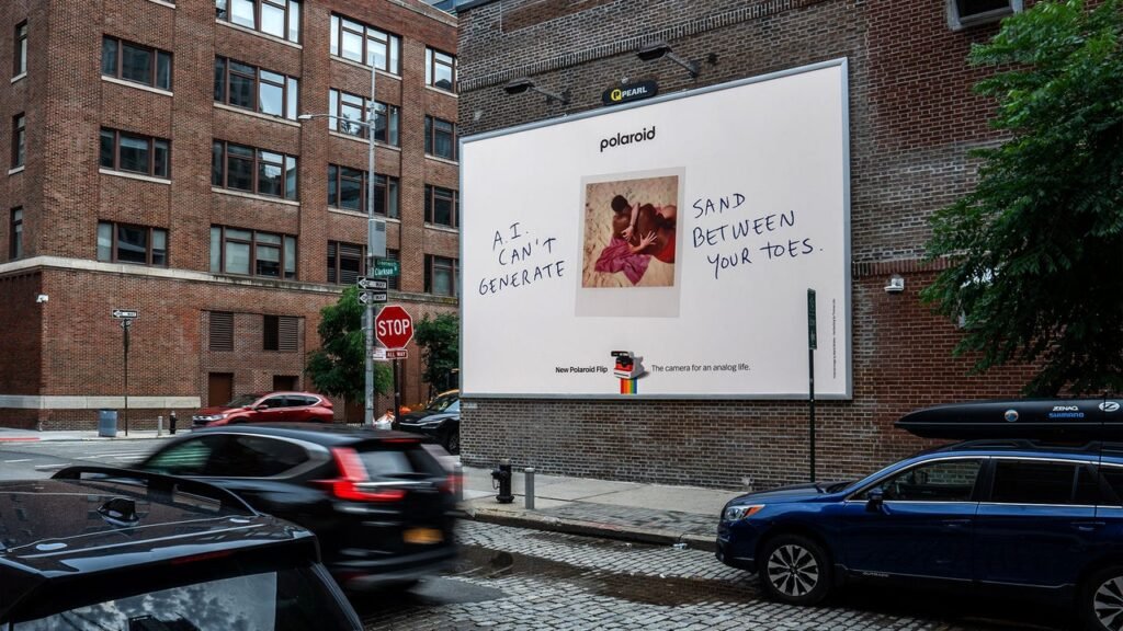 Polaroid’s new ad campaign takes a dig at AI data centers