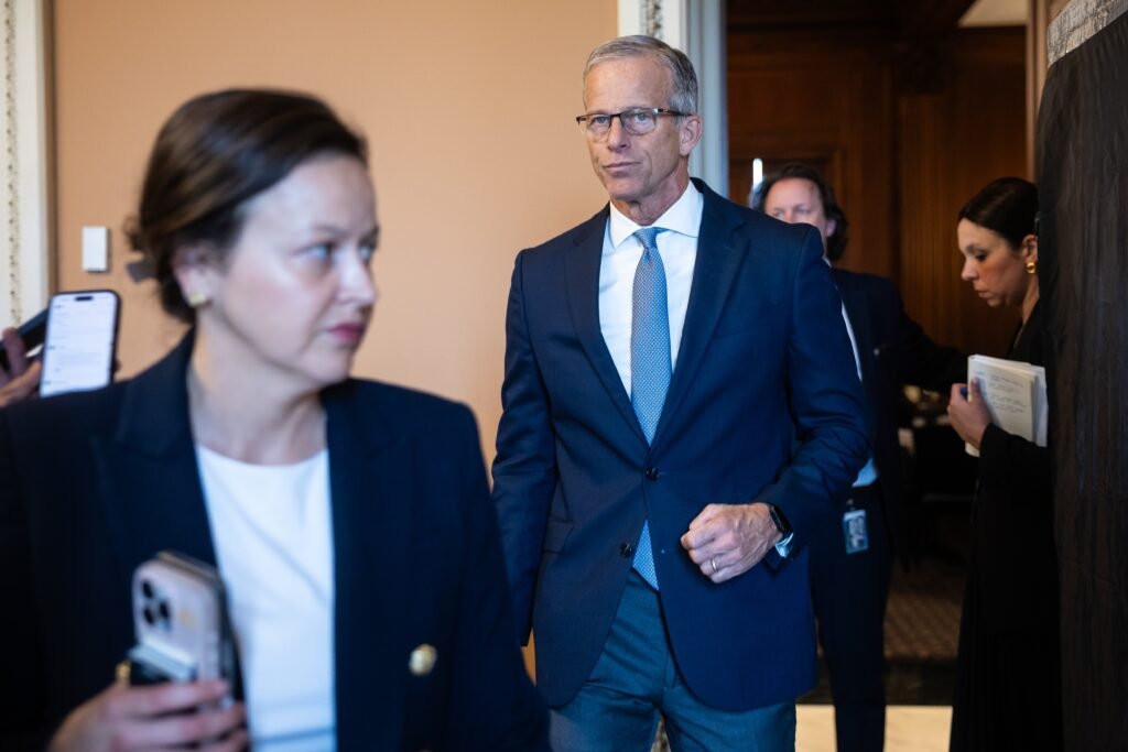 Thune says DOJ fund will need changes to unlock immigration bill