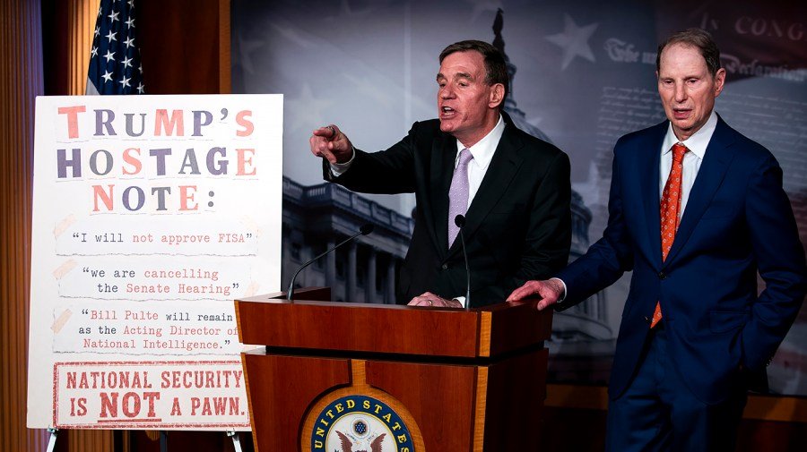 Warner introduces bill to require Senate-confirmed acting DNIs in wake of Pulte controversy