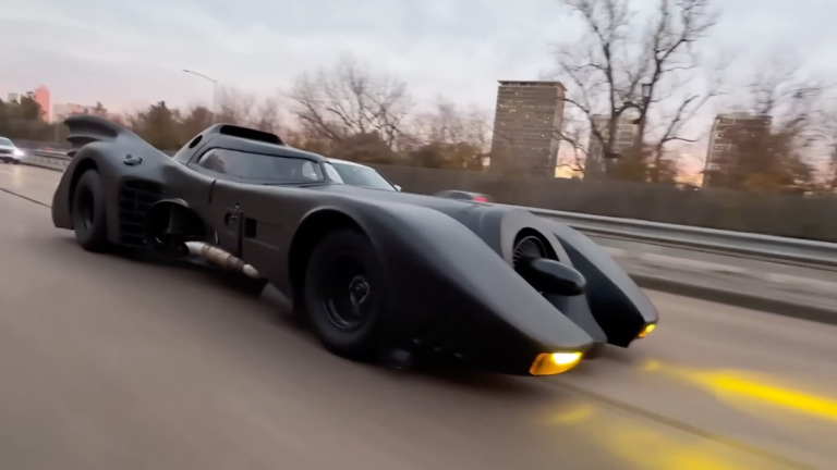 A Houston Doctor Drives A 1,000-HP Batmobile On The Street