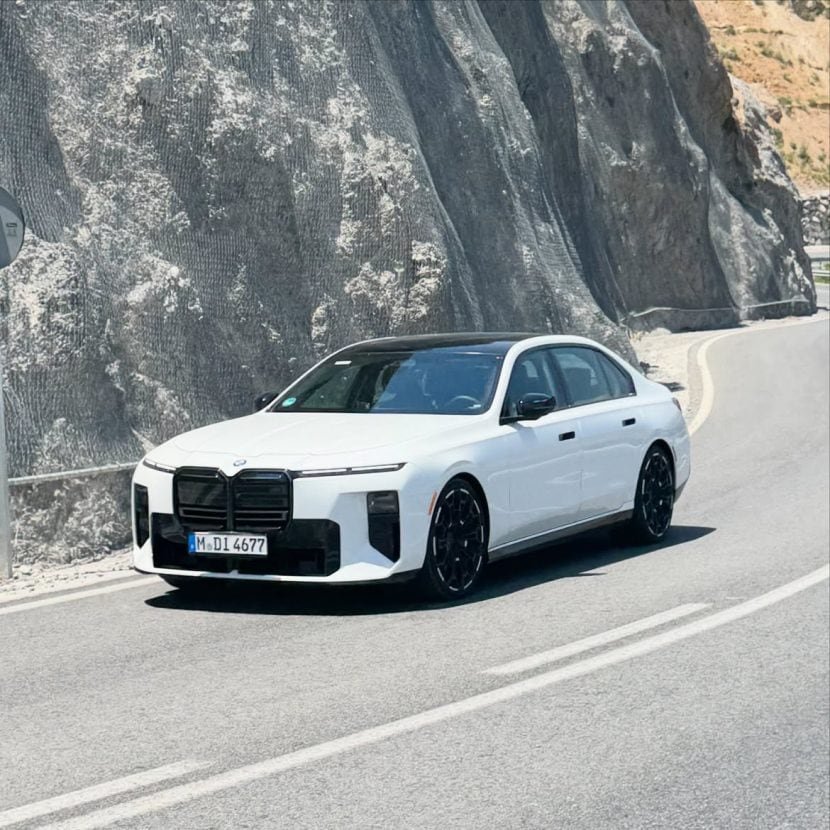 2027 BMW M760 With V8 Engine Makes Spy Photo Debut