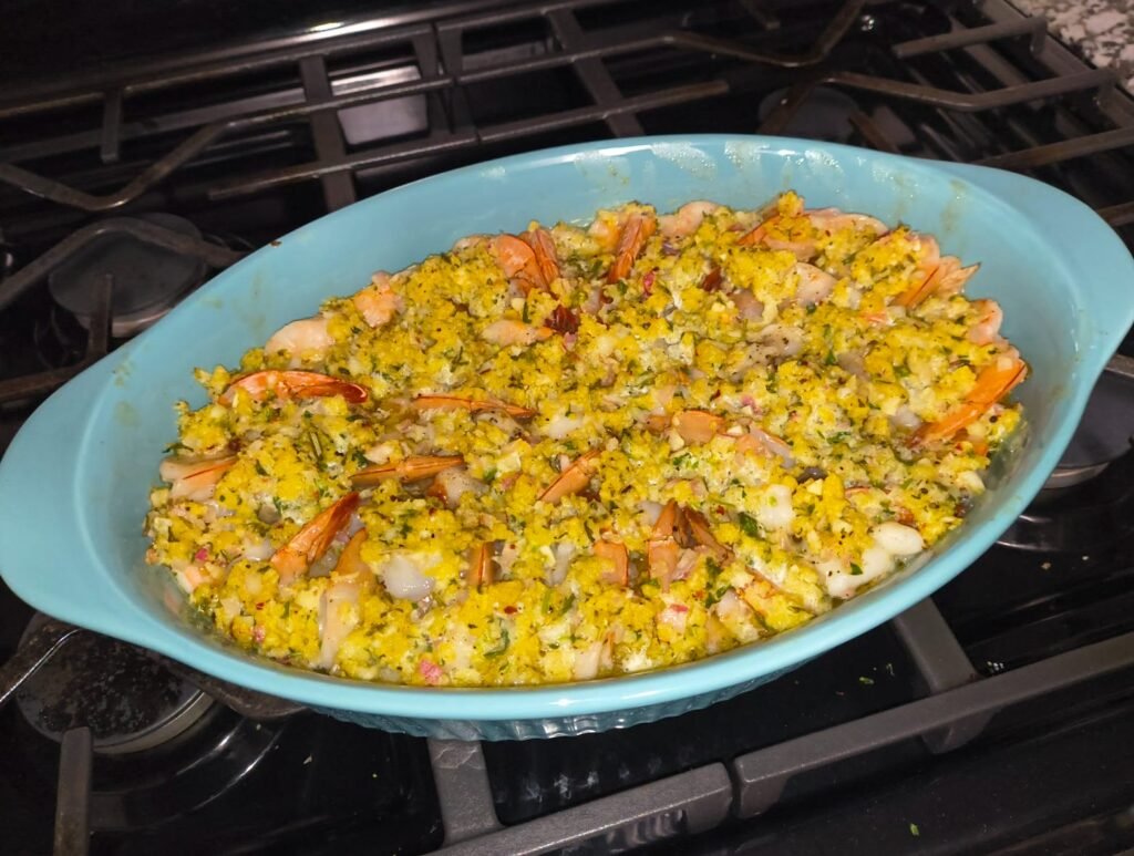 I tried Ina Garten's easy baked shrimp scampi. The dish came together in a few simple steps, but tasted gourmet.