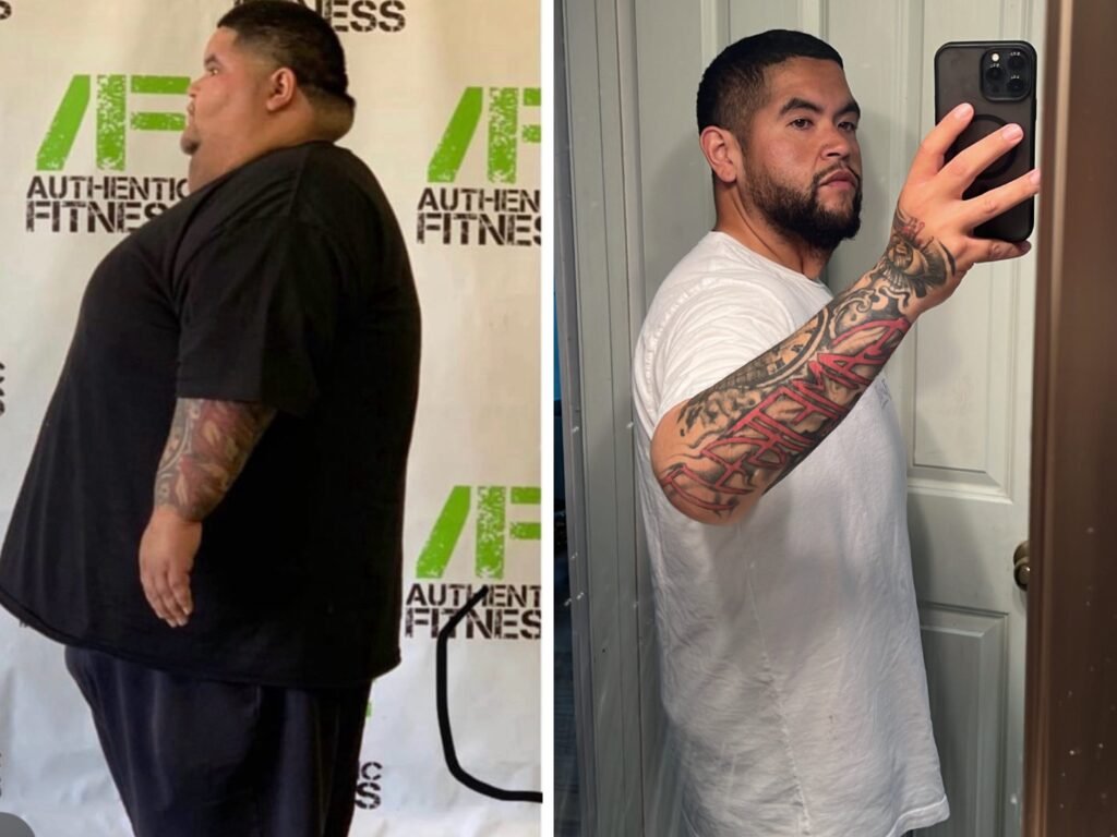 I lost nearly 350 pounds without surgery or GLP-1s. It started with wall pushups and a trainer.