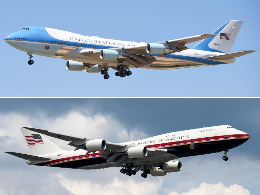 How Trump's new Air Force One, a luxury jet from Qatar, compares to the outgoing presidential plane