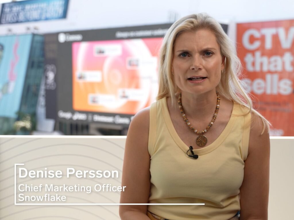 The greatest asset that a CMO has is trust, says Snowflake's Denise Persson