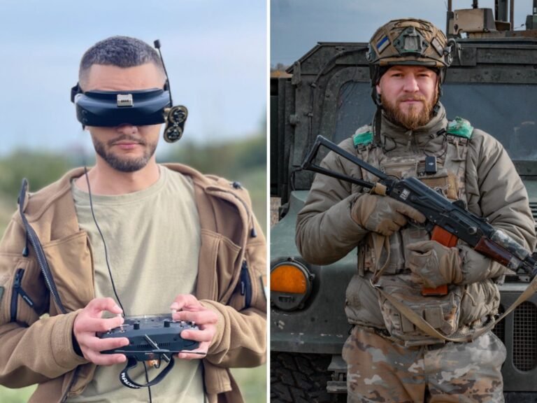 They sang in the same band. Drone warfare gave them whole new professions.