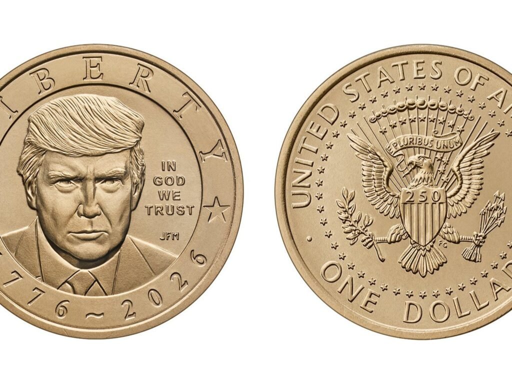The US Mint says it's making a $1 coin with Trump's face on it