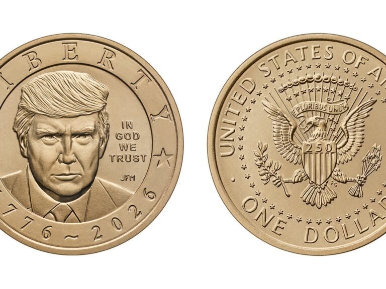 The US Mint says it's making a $1 coin with Trump's face on it