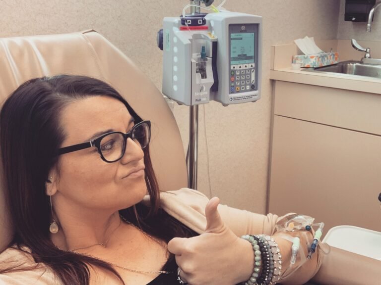 A 33-year-old nurse thought her bleeding was caused by hemorrhoids. She was diagnosed with stage 3 colon cancer.