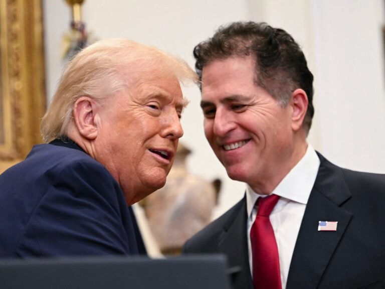 Trump hyped up Michael Dell again after his mega Trump account donation