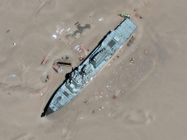 China built full-size models of US warships and aircraft to hone its missiles