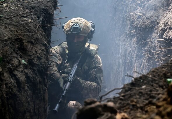 Ukrainian soldier says the drone-filled 'zero line' is so dangerous that troops sometimes have to wait a week just to move 300 meters
