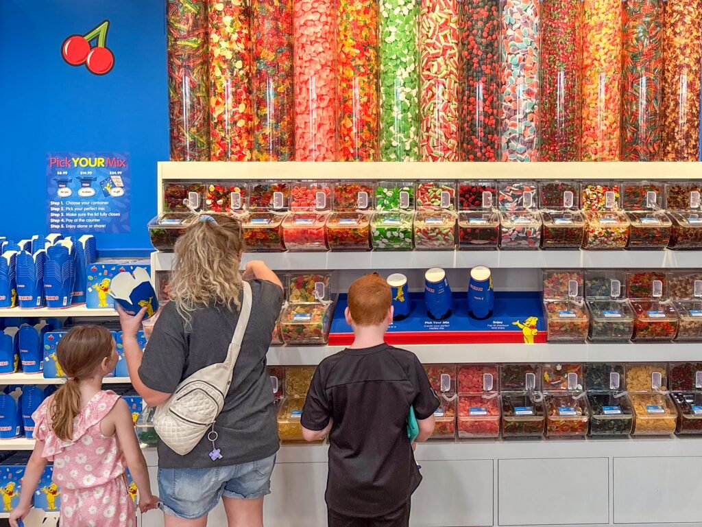 Haribo is using mystery bags and pick-and-mix walls to turn its first US stores into Instagrammable marketing machines