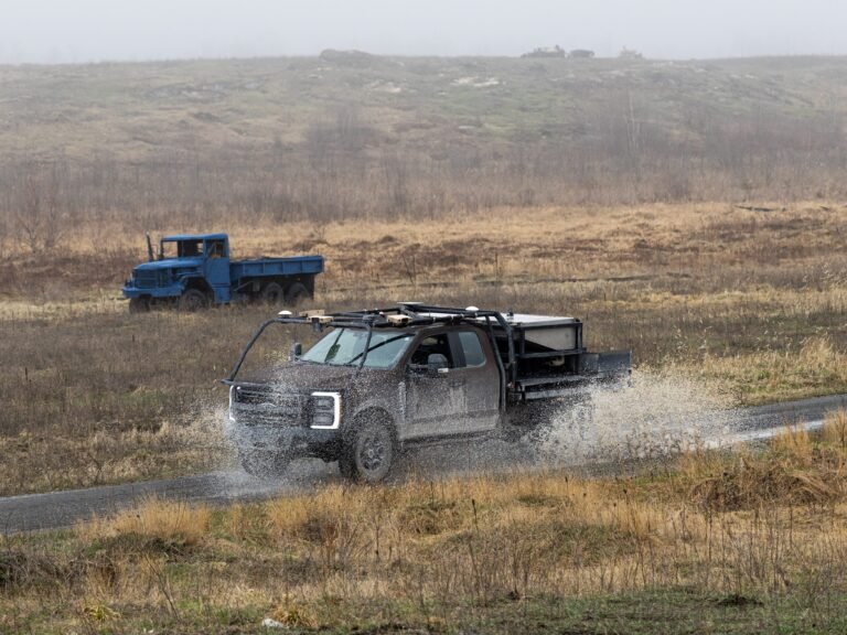 The US Army is exploring robotic F-250 pickups. The company behind them sees future mine hunters and breachers.