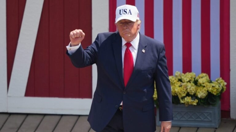 Trump declares National Scallops Day while ripping Obama, Biden