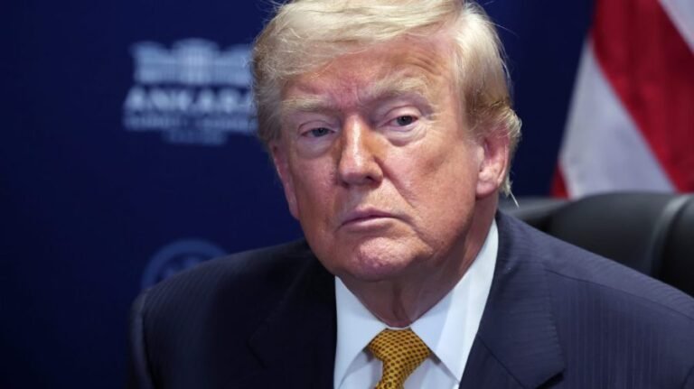 Watch live: Trump delivers NATO remarks as Iran tensions escalate