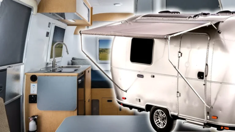 Airstream’s New Baby Camper Fits A Kitchen And A Bed For Two Into 17 Feet