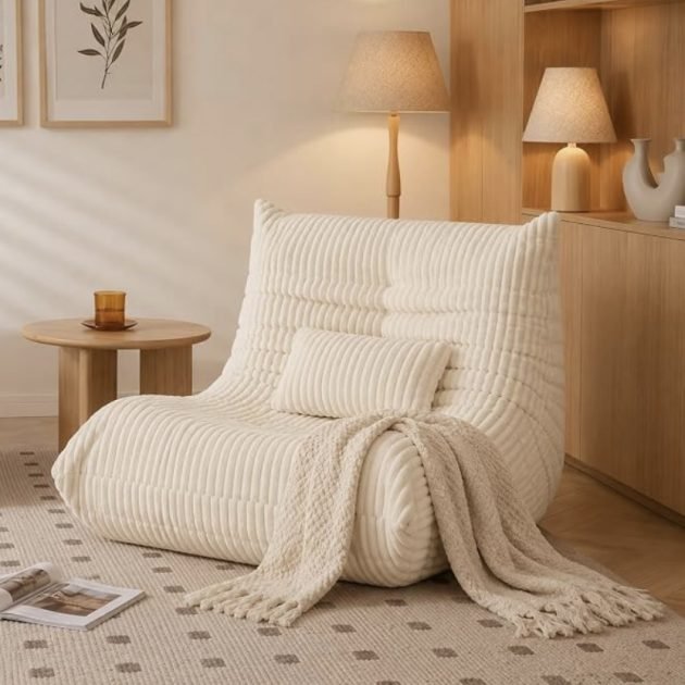 Bean Bag Chair with Lumbar Pillow only $89.59 shipped {Perfect for Dorm Rooms!}