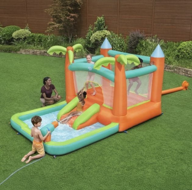 H2OGO! Kids Tropical Outdoor Inflatable Mega Bouncer only $148 shipped!